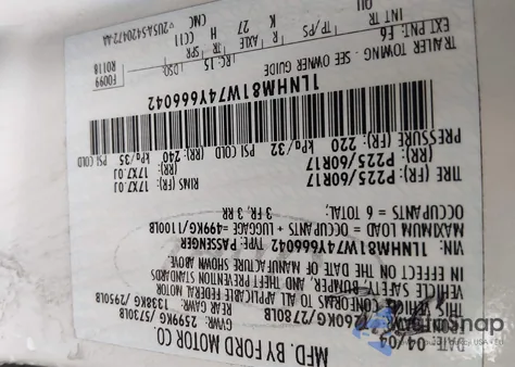 2004 Lincoln Town Car Signature z USA, uszkodzony, nr VIN 1LNHM81W74Y666042